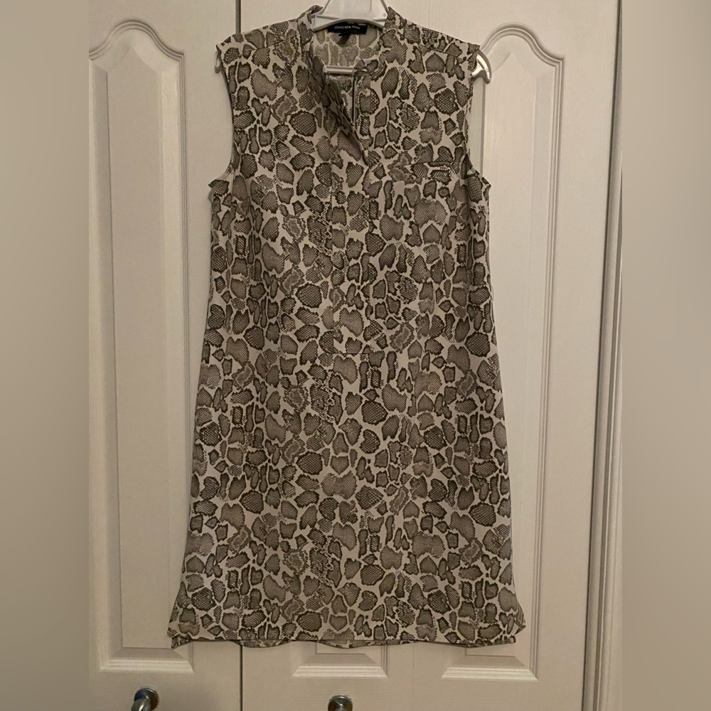 Jones New York Chic Snake Print Dress